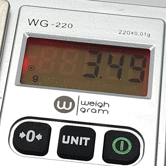 Sterling Silver Italy Herringbone Chain Necklace 19.75in 3.49g Vintage - Picture 4 of 5